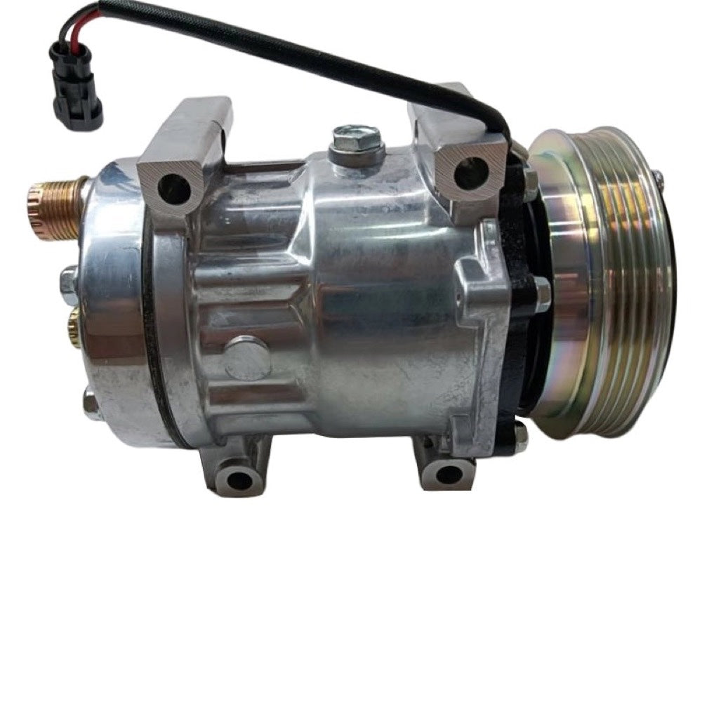 Sanden SD7H15 A/C Compressor 3789035M1 4789035M1 suitable for Massey Ferguson 5460 6460 7465 8460 Challenger MT445B MT555B MT655B Tractor